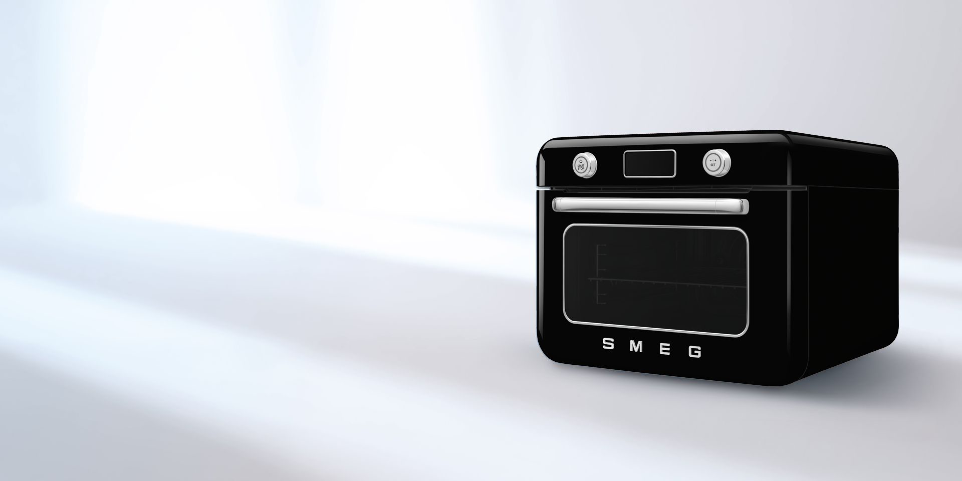 Smeg Benchtop Combi Steam Oven in Black