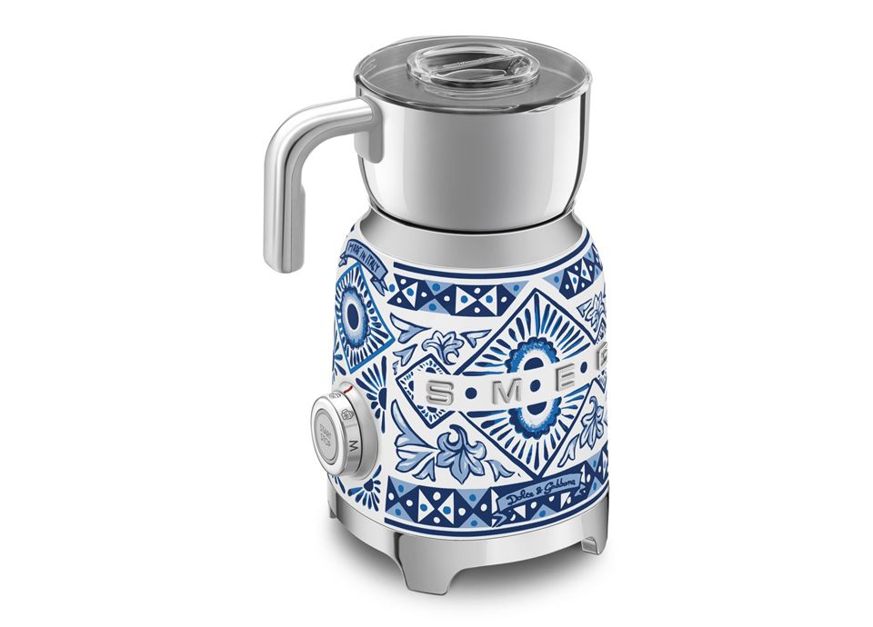 Chocolatière Mousseur de lait Dolce & Gabbana Blu Mediterraneo Smeg