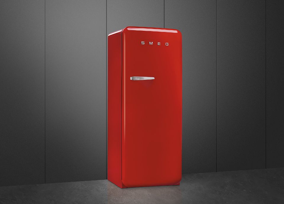 Frigorifero rosso da libera installazione | Smeg