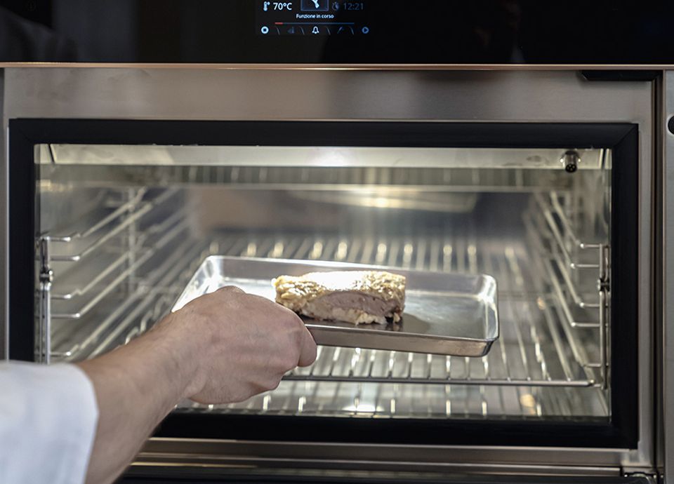 Abbattimento in abbattitore prima della conservazione in frigorifero