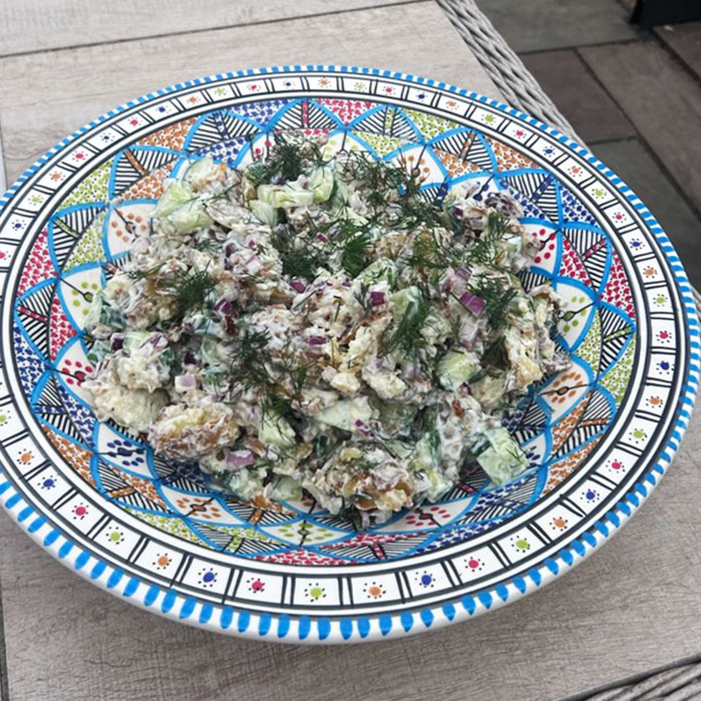 Smashed Potato Salad