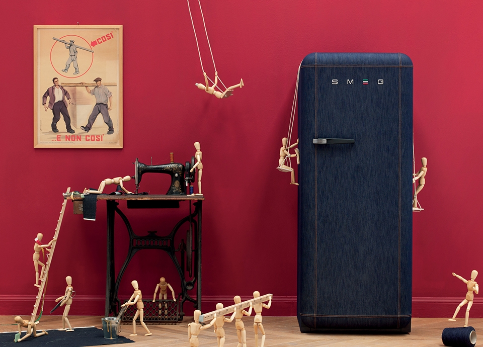 Denim fridge