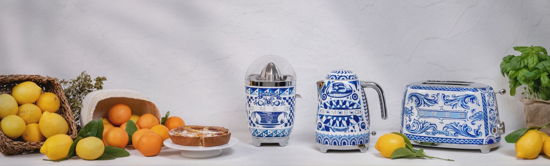 Blu mediterraneo collection by Smeg and Dolce&Gabbana