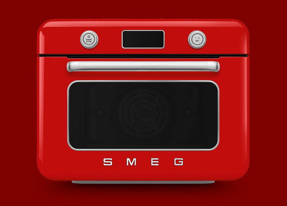 countertop combi steam oven red