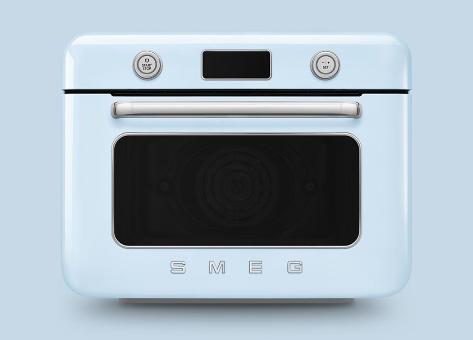 countertop combi steam oven pastel blue